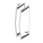 24B''. Porta lateral direita diamante antracita