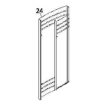 24. Porta lateral esquerda burdeos