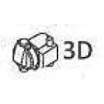 3D. Bomba de água sem adaptadores